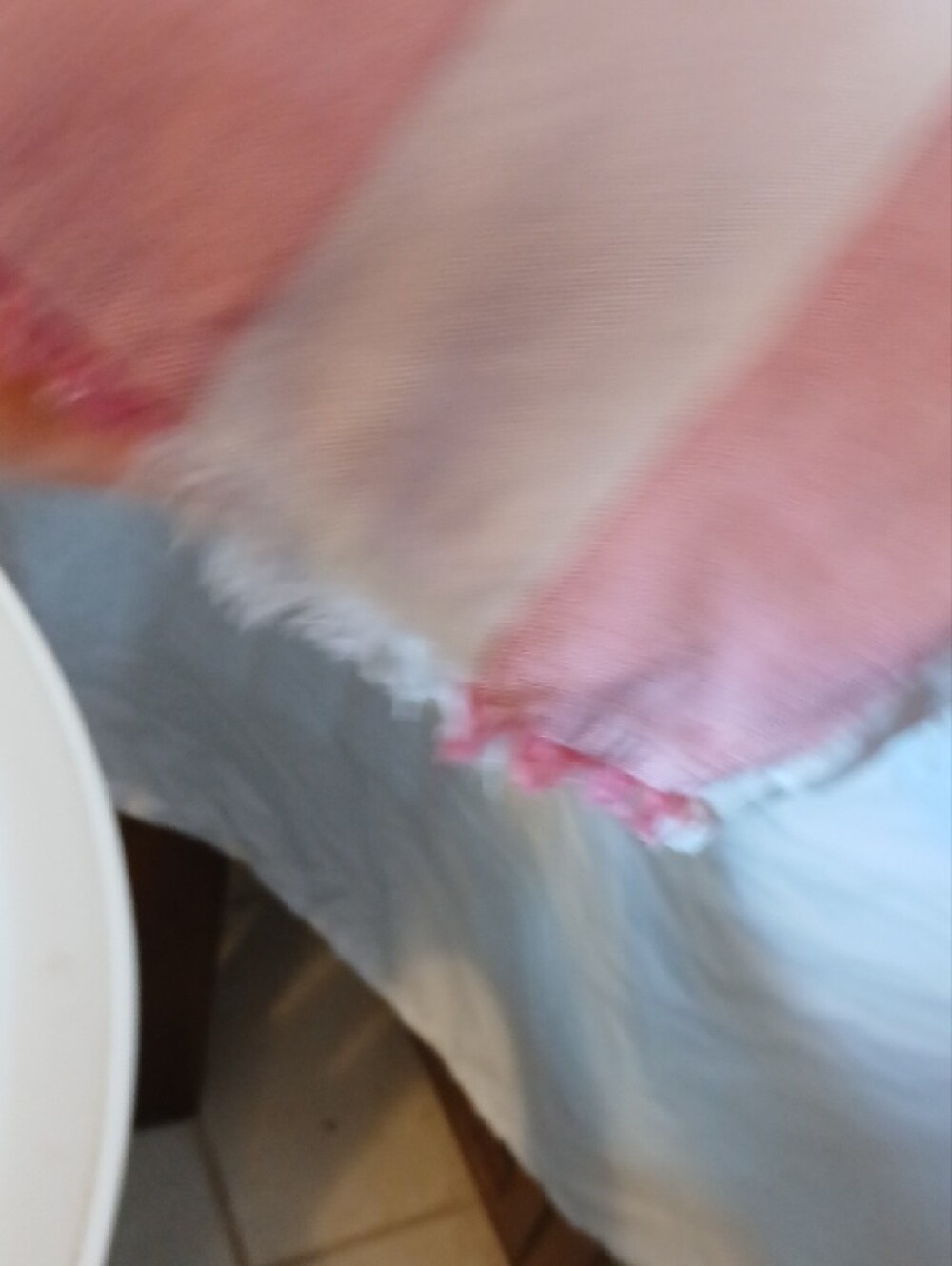 Tommy Bahama Pink and White Striped Button-Down Shirt - Picture 3 of 6